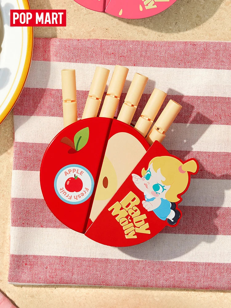POP MART Baby Molly Fruity Aroma Series-Magnetic Sealing Clip Storage Box Set Mystery Box 1PC/6PCS