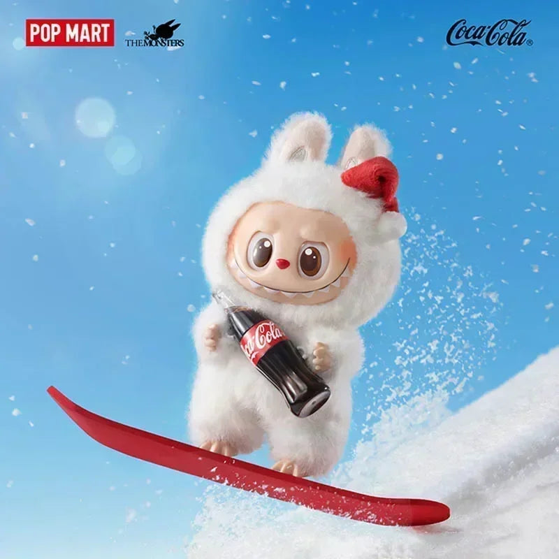 POP MART Labubu the Monsters Coca-Cola Series Kawaii Anime Action Figure Vinyl Face Blind Box Surprise Mystery Doll Toy