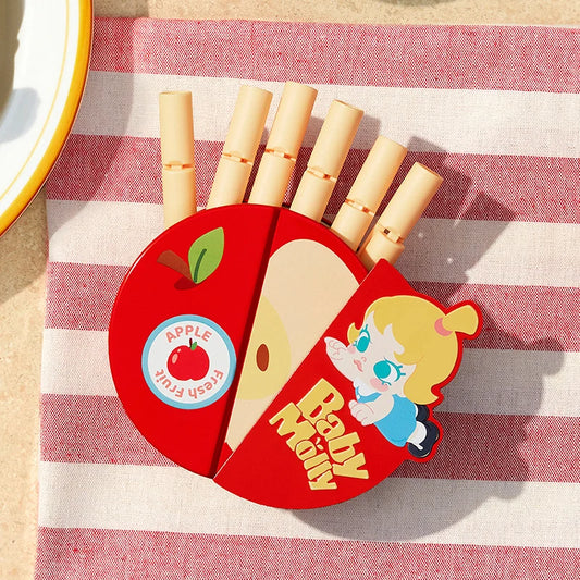 POP MART Baby Molly Fruity Aroma Series-Magnetic Sealing Clip Storage Box Set Mystery Box 1PC/6PCS