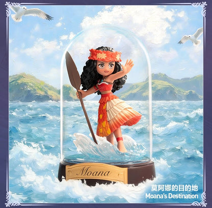 Original Genuine Pop Mart Disney Princess Create Your World Series Surprise Blind Box Guess Bag Mystery Box Toys Birthday Gift