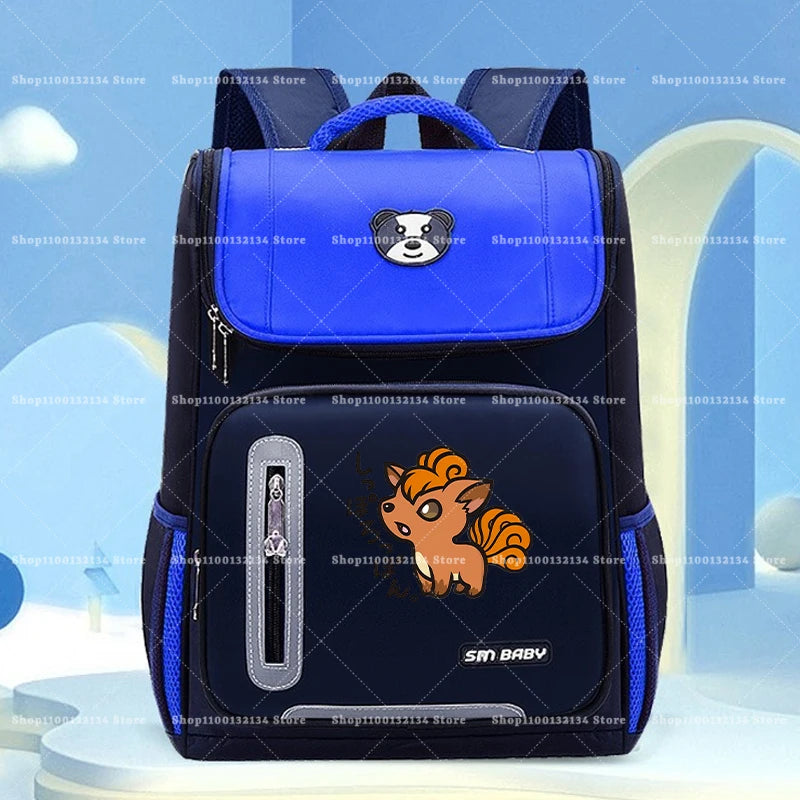 Pokemon Backpacks Anime Pikachu Charmander Large Capacity Schoolbags Cartoon Book Shoulders Bags Boys Girls Stationary Supplies