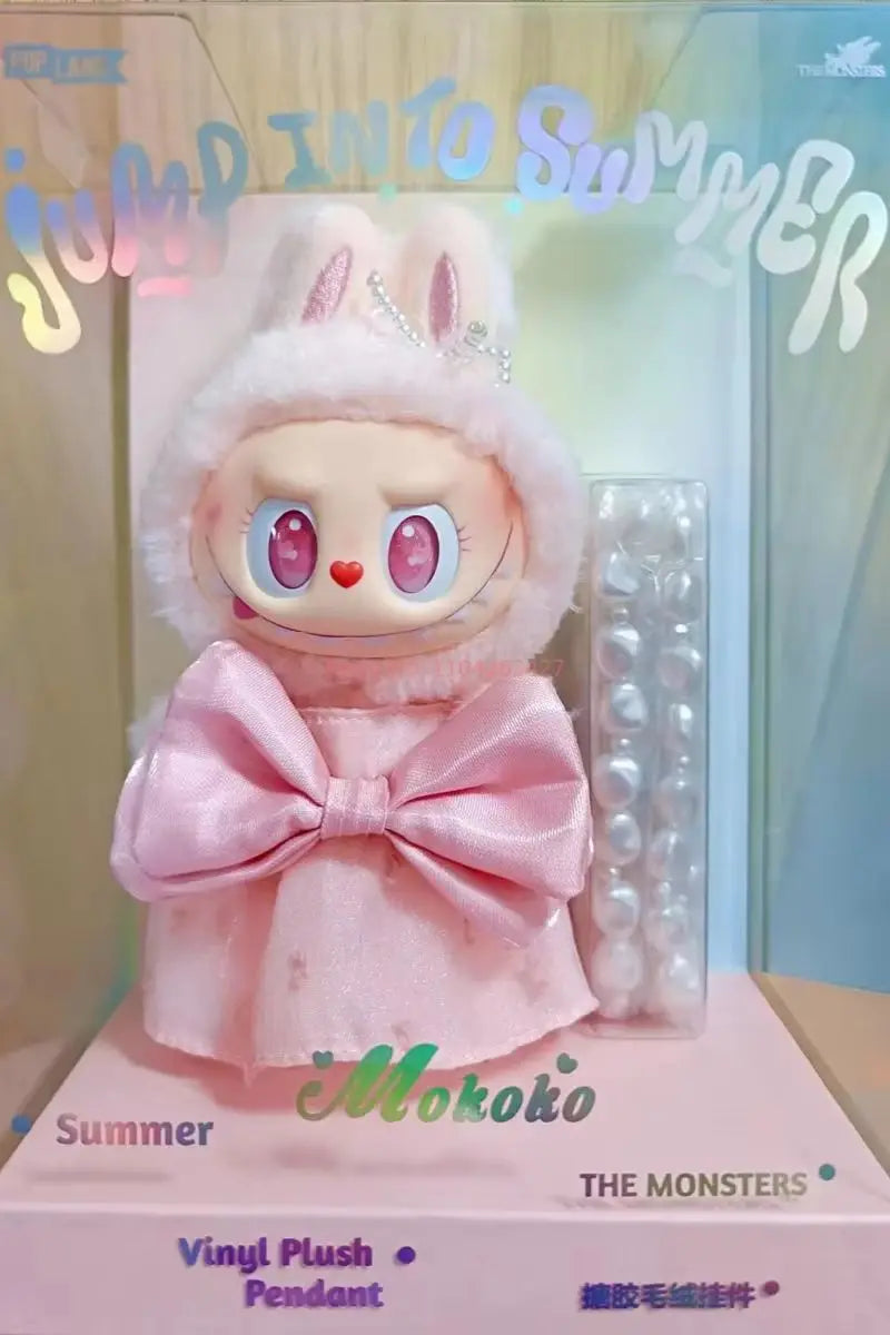 New Hot POP MART POP LAND MOKOKO Jump Into Summer Series Blind Box Vinyl Dolls Face Room Decoration Pendant Christmas Girl Gift