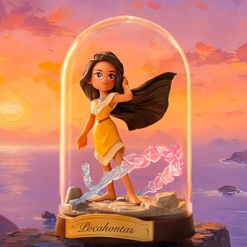 POP MART Disney PRINCESS Create Your World Series Blind Box Mystery Box Ornaments Figurines Home Decor Desktop Model Dolls