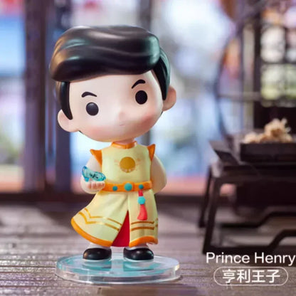 POP MART Disney Princess Han Chinese Costume Series Genuine Mystery Box Blind Box Guess Bag Toys Doll Cute Desktop Ornaments