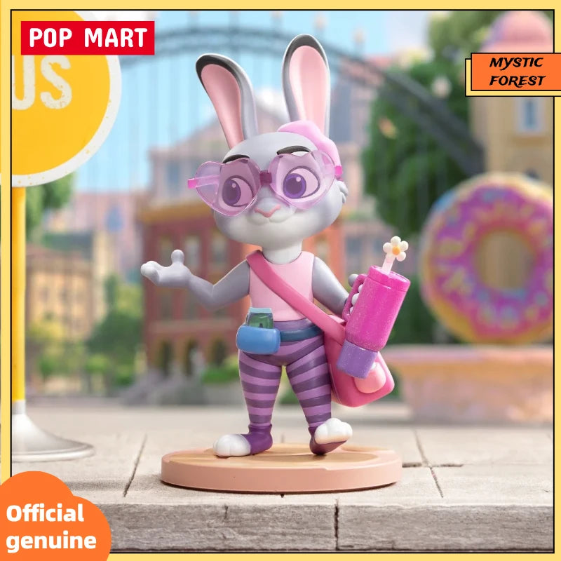 POPMART DISNEY ZOOTOPIA NEXT ADVENTURE Series Blind Box Toys Cute Ornaments Figurines Mystery Box Desktop Model Dolls Gifts
