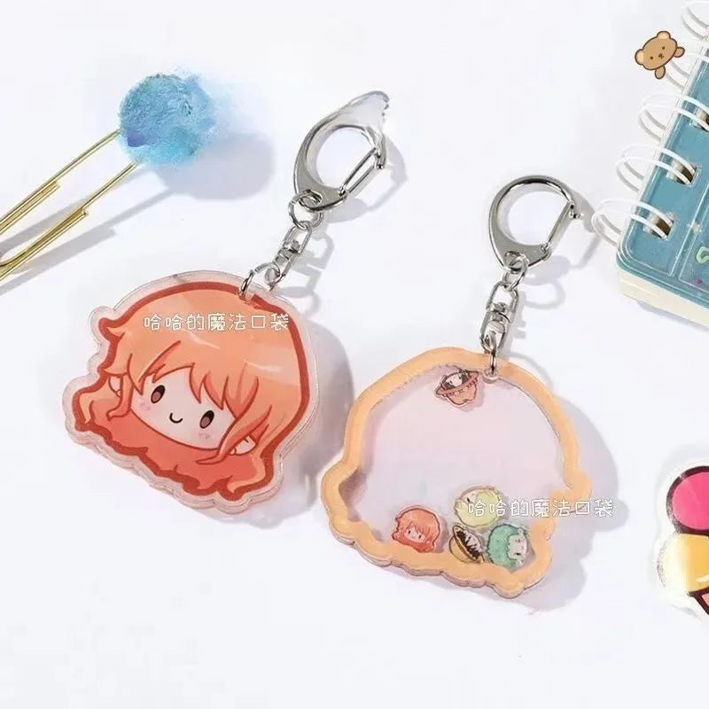 One Piece Monkey D Luffy Kawaii Cartoon Keychain Anime Backpack Charm Cute Small Gift Merchandise Japanese Anime Figure