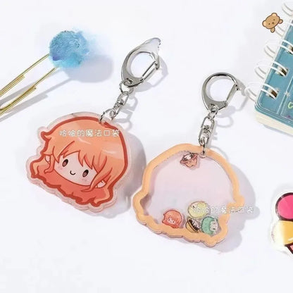 One Piece Monkey D Luffy Kawaii Cartoon Keychain Anime Backpack Charm Cute Small Gift Merchandise Japanese Anime Figure