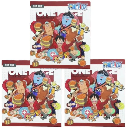 One Piece Watch Blind Box Genuine Anime Luffy Zoro Nami Robin Sanji Usopp Franky Brook Jinbe