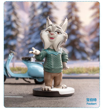 POPMART DISNEY ZOOTOPIA NEXT ADVENTURE Series Blind Box Toys Cute Ornaments Figurines Mystery Box Desktop Model Dolls Gifts
