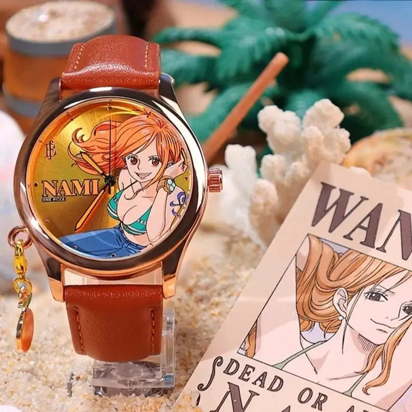 One Piece Watch Blind Box Genuine Anime Luffy Zoro Nami Robin Sanji Usopp Franky Brook Jinbe