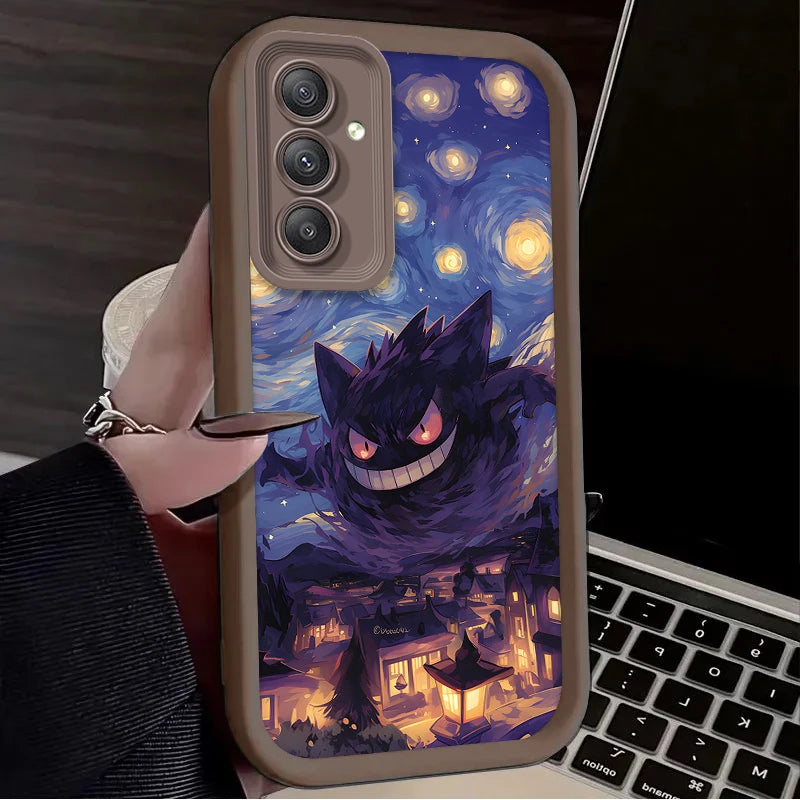 Anime Lovely P-Pokemon Case For Samsung Galaxy A54 A05 A05S A34 A24 A14 A53 A33 A23 A13 A52 A52S A32 A22 A12 A71 A51 A31 A50
