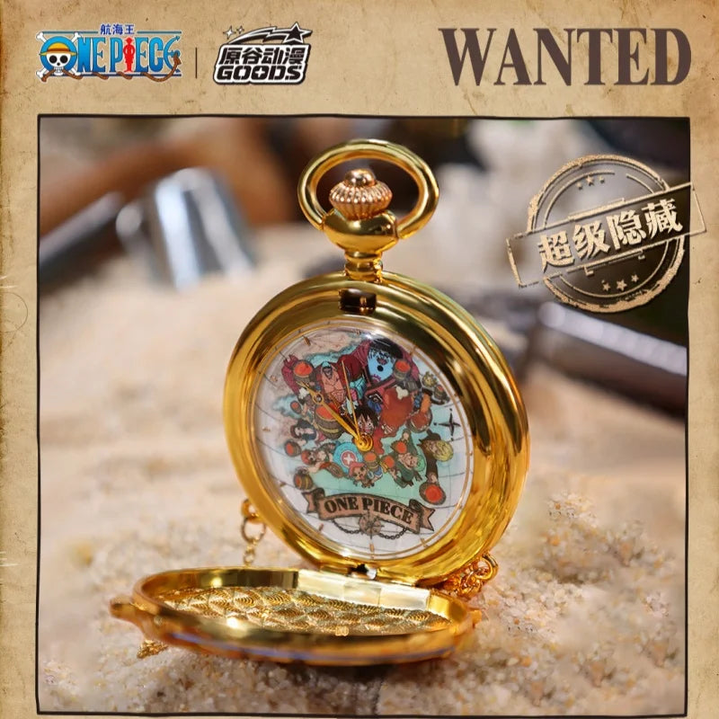 One Piece Watch Blind Box Genuine Anime Luffy Zoro Nami Robin Sanji Usopp Franky Brook Jinbe