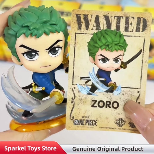 Genuine One Piece Cosbi Mini Figure Blind Box Monkey D Luffy Zoro Chopper Anime Figure Ornament Toys Mystery Box Boy'S Gift