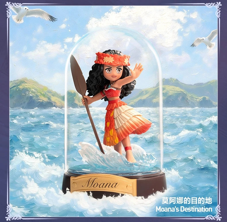 Original Genuine Pop Mart Disney Princess Create Your World Series Surprise Blind Box Guess Bag Mystery Box Toys Birthday Gift