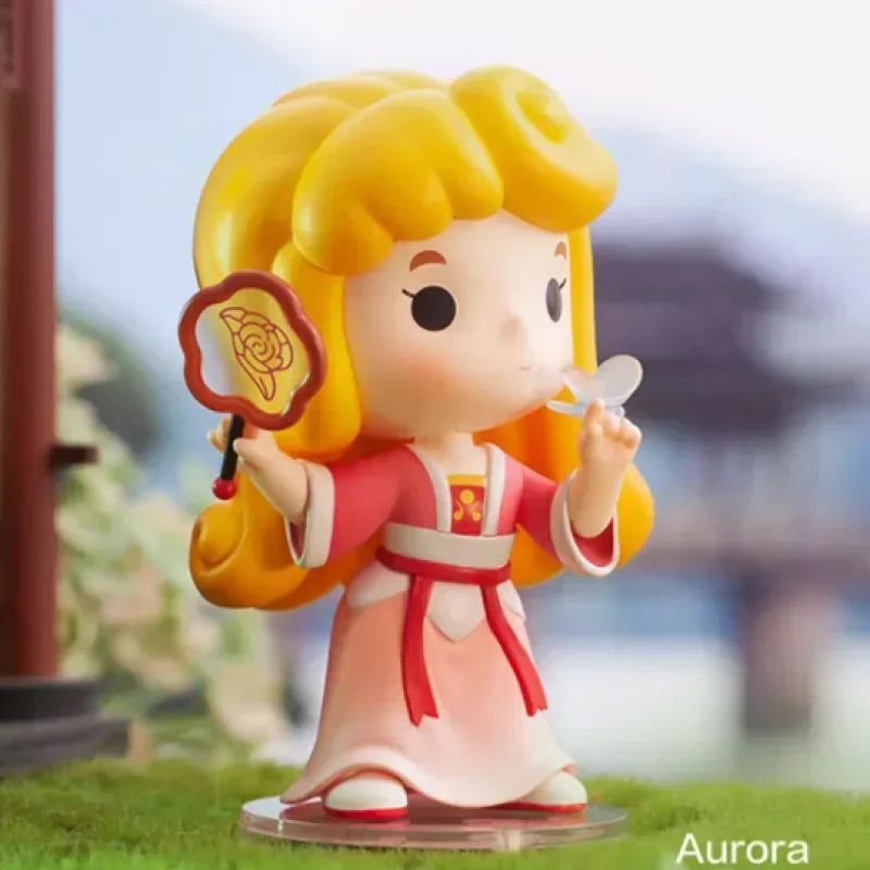 POP MART Disney Princess Han Chinese Costume Series Genuine Mystery Box Blind Box Guess Bag Toys Doll Cute Desktop Ornaments