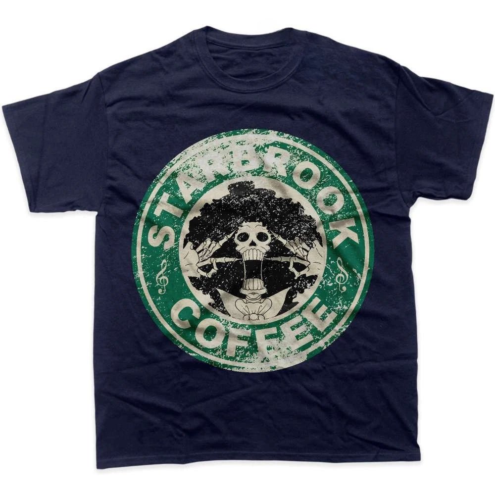 Anime Graphic Tee Brook One Piece Shirt Casual T-Shirt Men's 2026 Summer Fashion Oversize Street Casual Y2K Streetwear Clothing