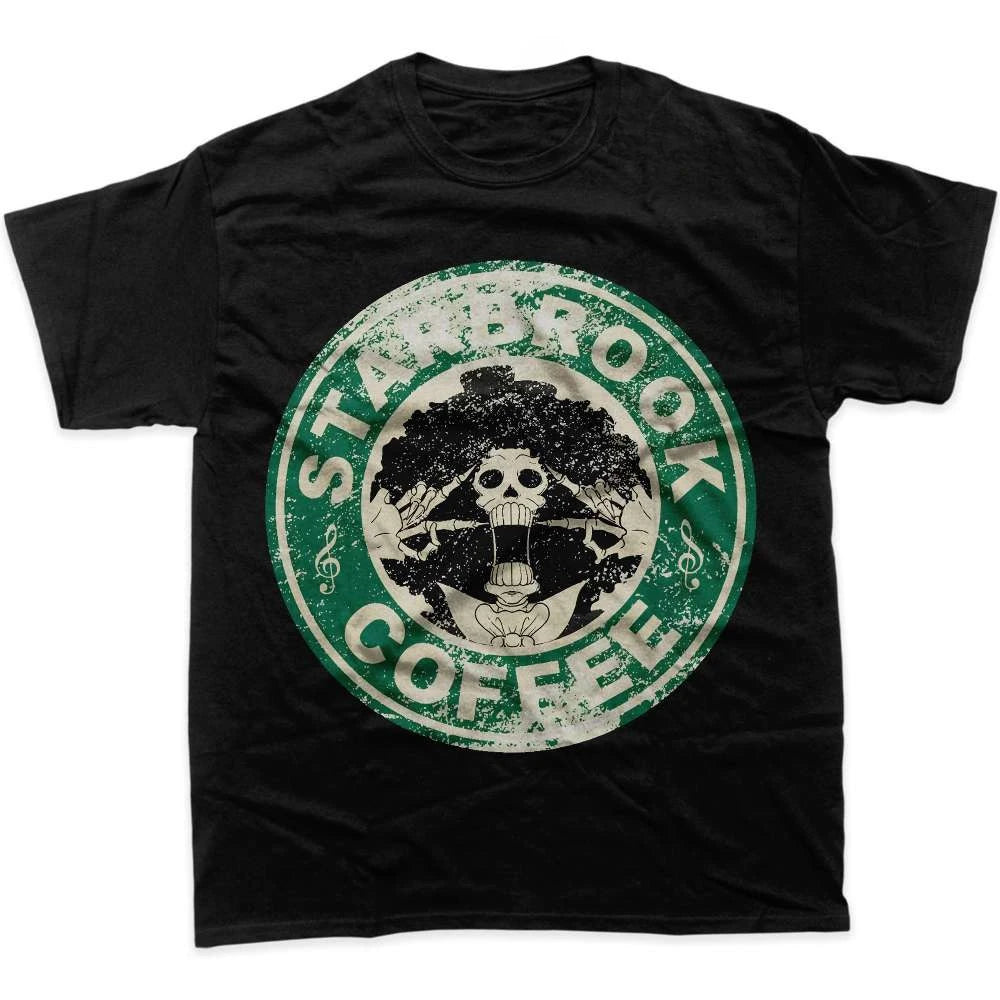 Anime Graphic Tee Brook One Piece Shirt Casual T-Shirt Men's 2026 Summer Fashion Oversize Street Casual Y2K Streetwear Clothing