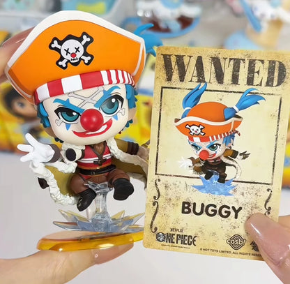 Genuine One Piece Cosbi Mini Figure Blind Box Monkey D Luffy Zoro Chopper Anime Figure Ornament Toys Mystery Box Boy'S Gift