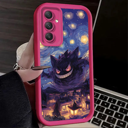 Anime Lovely P-Pokemon Case For Samsung Galaxy A54 A05 A05S A34 A24 A14 A53 A33 A23 A13 A52 A52S A32 A22 A12 A71 A51 A31 A50