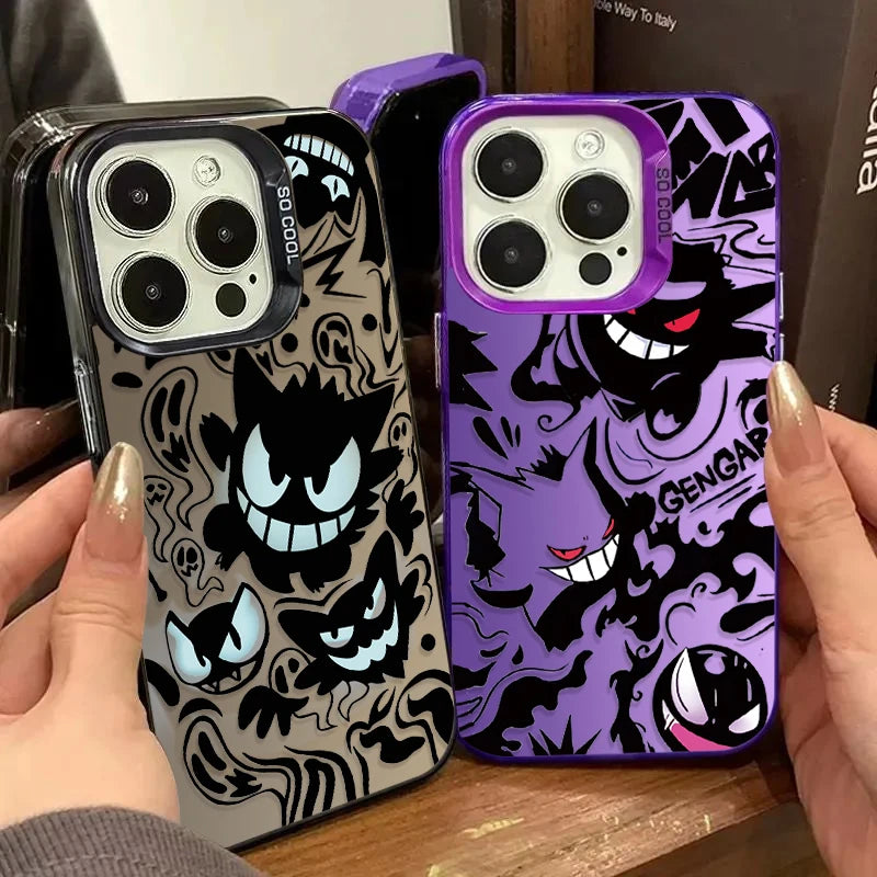 Anime P-Pokemon Gengars Case for Xiaomi Mi 14T 13T 12T Pro for Xiaomi 14 13 12 11 Ultra Lite 5G NE 10 12X 12S 11i 11X Pro Etui
