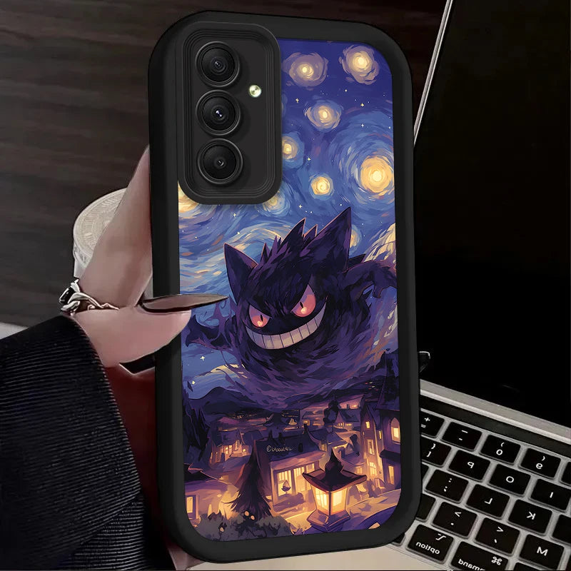Anime Lovely P-Pokemon Case For Samsung Galaxy A54 A05 A05S A34 A24 A14 A53 A33 A23 A13 A52 A52S A32 A22 A12 A71 A51 A31 A50
