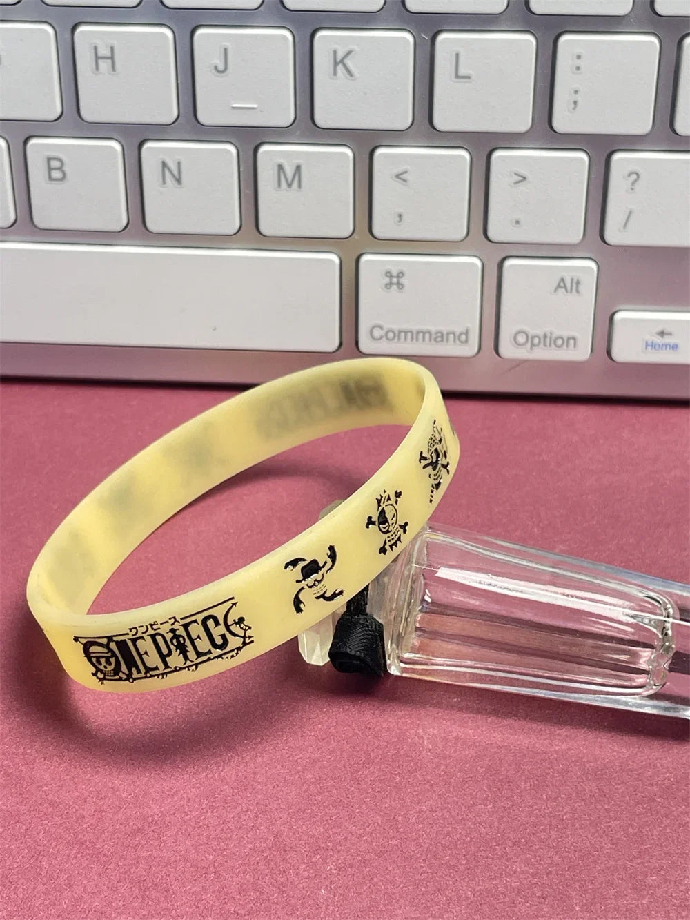 One Piece Fluorescent Bracelet Decoration Anime Figures Personality Toy Cartoon Bracelet Decoration Cute Children Birthday Gifts