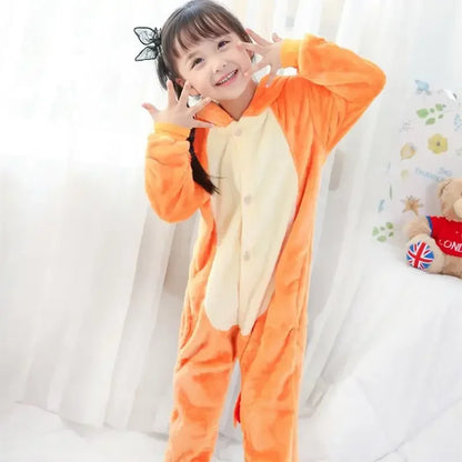 Onesie for Kids Charmander Flannel Cosplay Costume Halloween Kigurumi Children Full Body Pijama Christmas One-Piece Suit