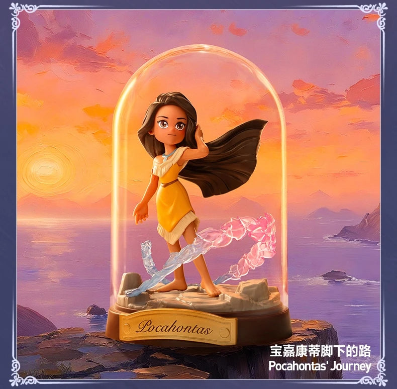 Original Genuine Pop Mart Disney Princess Create Your World Series Surprise Blind Box Guess Bag Mystery Box Toys Birthday Gift