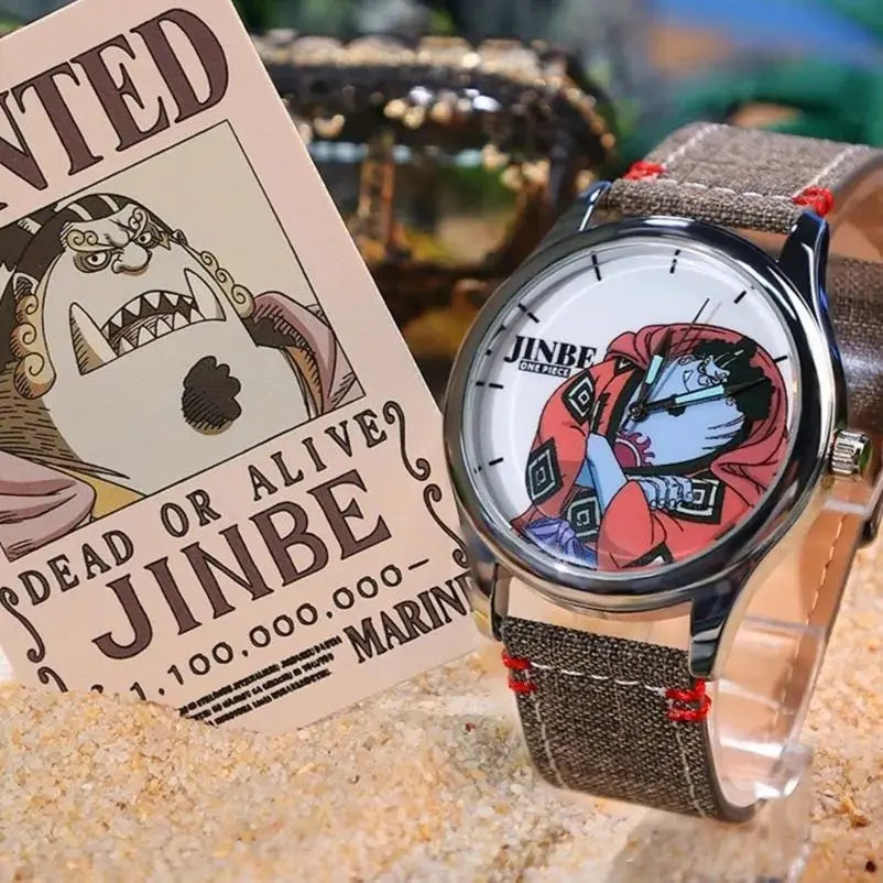 One Piece Watch Blind Box Genuine Anime Luffy Zoro Nami Robin Sanji Usopp Franky Brook Jinbe
