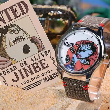 One Piece Watch Blind Box Genuine Anime Luffy Zoro Nami Robin Sanji Usopp Franky Brook Jinbe