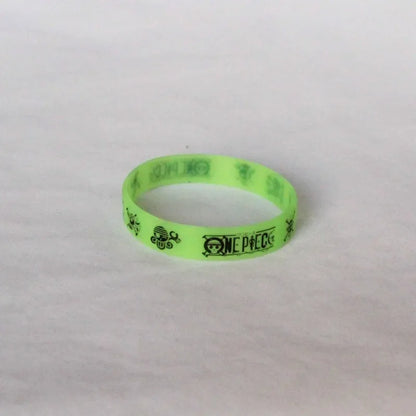 One Piece Fluorescent Bracelet Decoration Anime Figures Personality Toy Cartoon Bracelet Decoration Cute Children Birthday Gifts