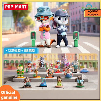 POPMART DISNEY ZOOTOPIA NEXT ADVENTURE Series Blind Box Toys Cute Ornaments Figurines Mystery Box Desktop Model Dolls Gifts