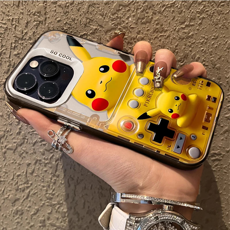 P-Pokemon Game Phone Case for Samsung Galaxy S25 Edge S24 S23 S22 S21 S20 Ultra Plus FE A56 A36 A26 Plating Matte Hard Cover