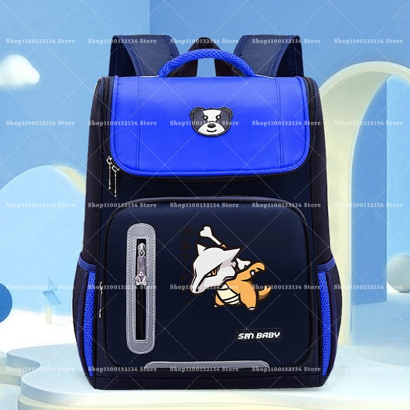 Pokemon Backpacks Anime Pikachu Charmander Large Capacity Schoolbags Cartoon Book Shoulders Bags Boys Girls Stationary Supplies