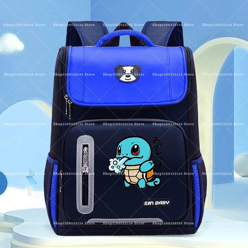 Pokemon Backpacks Anime Pikachu Charmander Large Capacity Schoolbags Cartoon Book Shoulders Bags Boys Girls Stationary Supplies