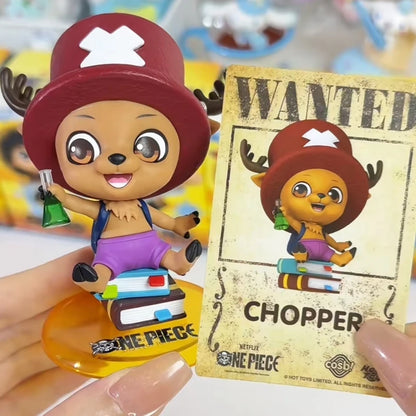 Genuine One Piece Cosbi Mini Figure Blind Box Monkey D Luffy Zoro Chopper Anime Figure Ornament Toys Mystery Box Boy'S Gift