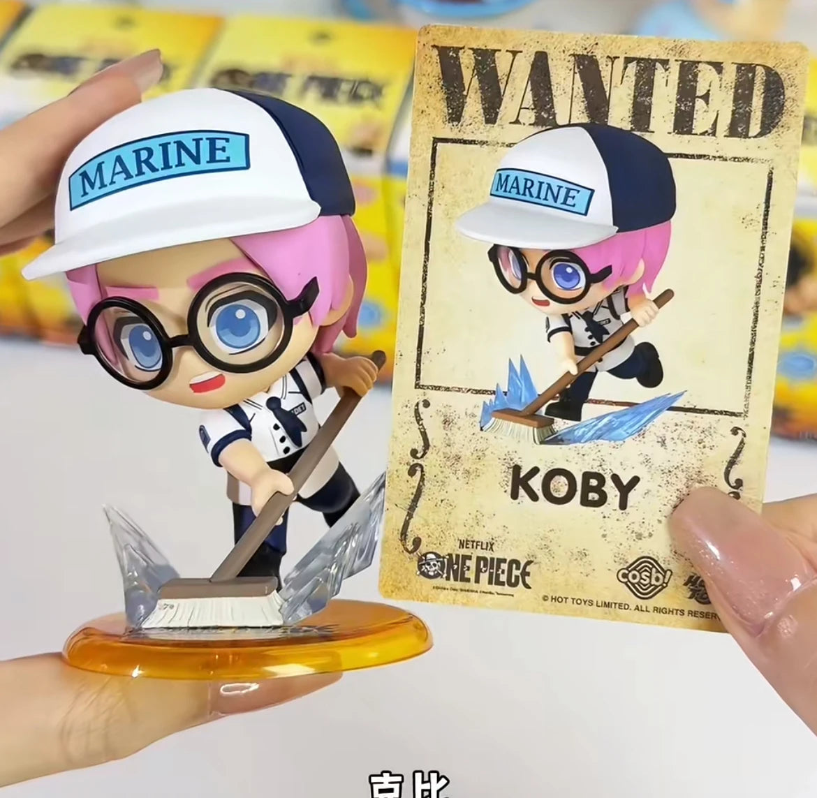 Genuine One Piece Cosbi Mini Figure Blind Box Monkey D Luffy Zoro Chopper Anime Figure Ornament Toys Mystery Box Boy'S Gift