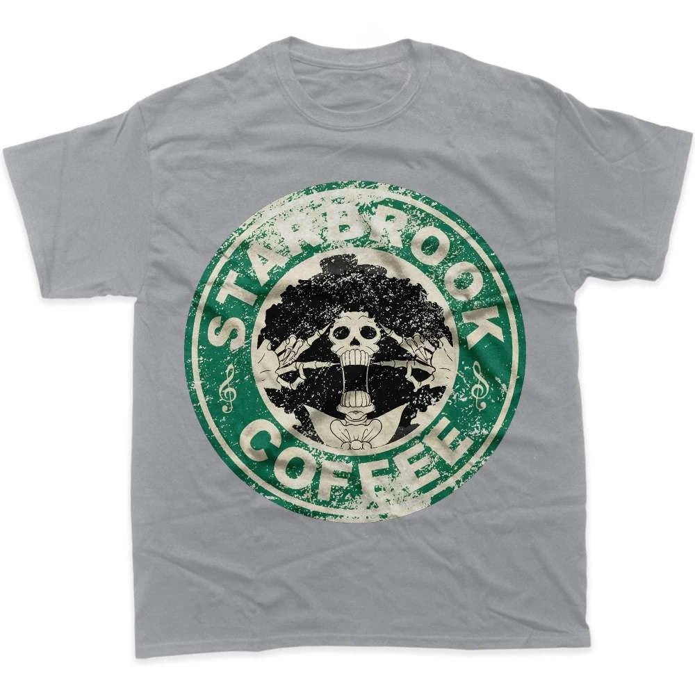 Anime Graphic Tee Brook One Piece Shirt Casual T-Shirt Men's 2026 Summer Fashion Oversize Street Casual Y2K Streetwear Clothing