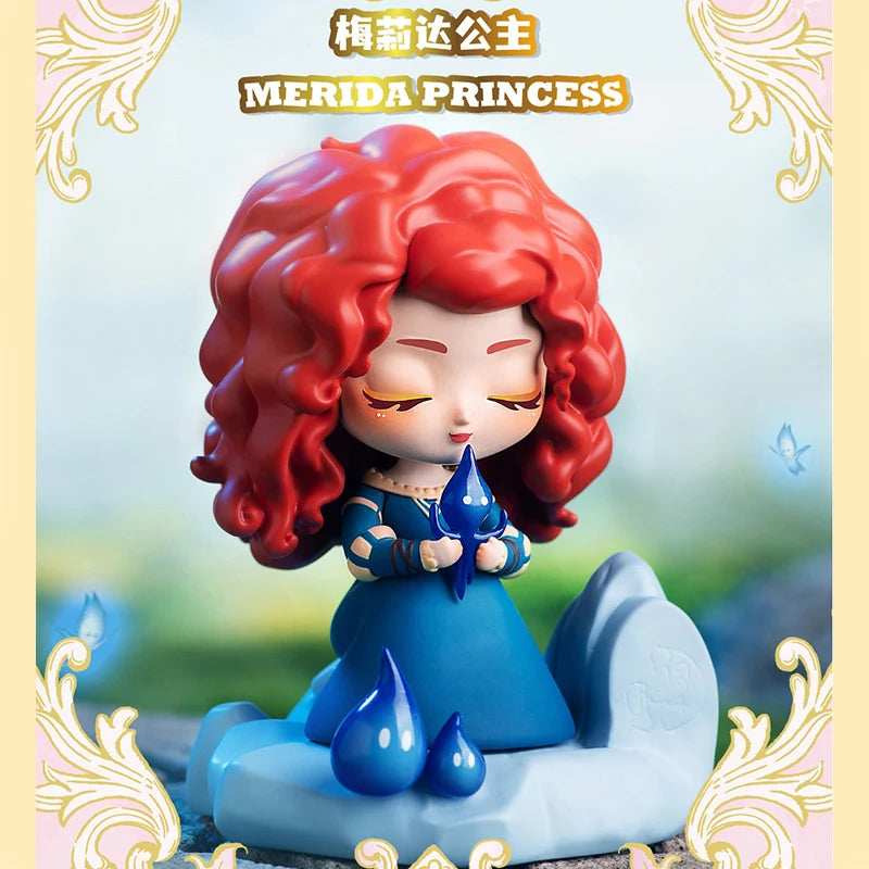 Disney Princess Blind Box Chasing Dreams Series Becoming A Better Version Of Oneself Series Cartoon Characters Toys Girl'S Gift