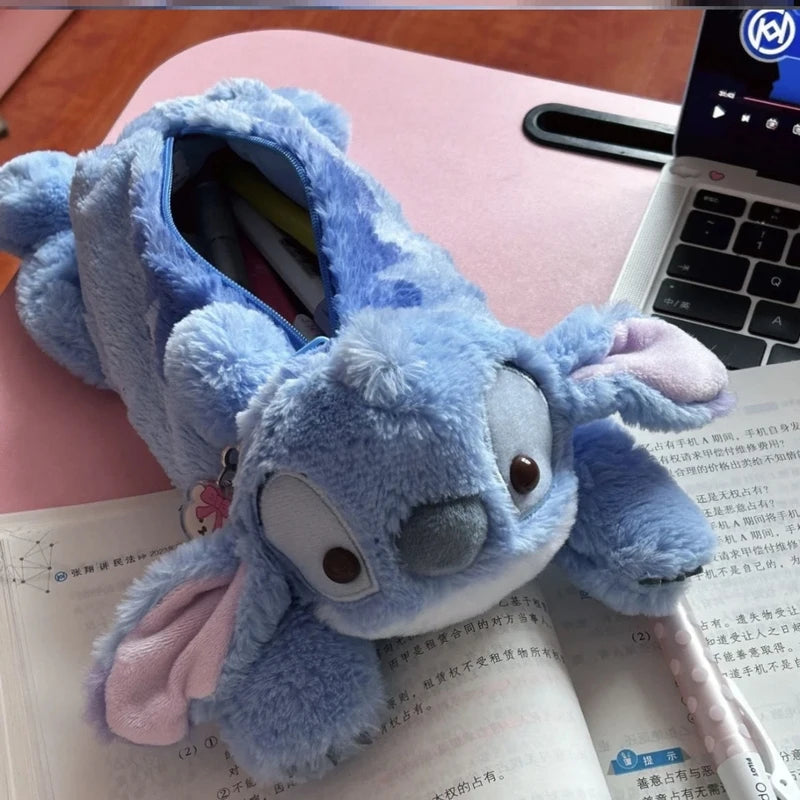 Stitch Plush Pencil Case Kawaii Lilo Stitch Toy Pen Bag Cartoon