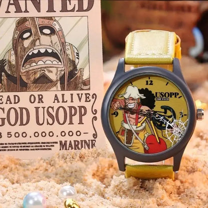 One Piece Watch Blind Box Genuine Anime Luffy Zoro Nami Robin Sanji Usopp Franky Brook Jinbe