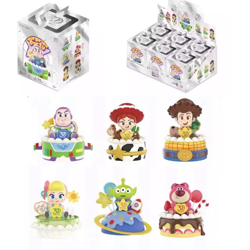 Disney Toy Story Surprise Party Series Suprise Box Cake Character Design Anime Figure Model Desktop Statue Toys Gifts