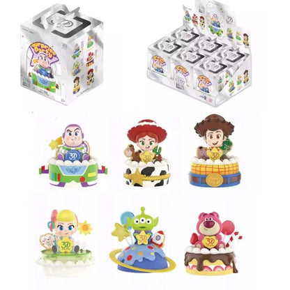 Disney Toy Story Surprise Party Series Suprise Box Cake Character Design Anime Figure Model Desktop Statue Toys Gifts