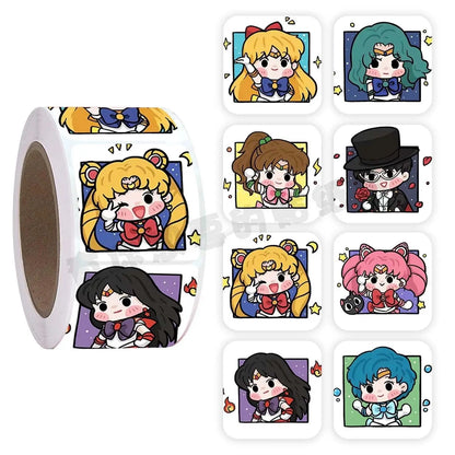 One Piece cute and stylish stickers for boys and girls, notebook adhesive labels, perfect as a birthday gift for friends