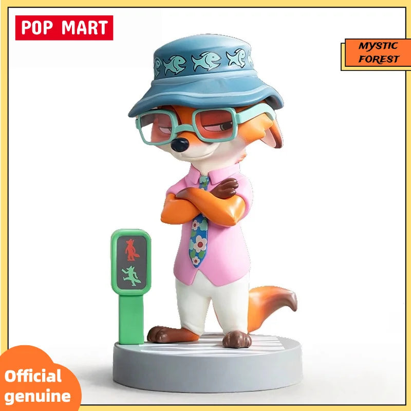 POPMART DISNEY ZOOTOPIA NEXT ADVENTURE Series Blind Box Toys Cute Ornaments Figurines Mystery Box Desktop Model Dolls Gifts