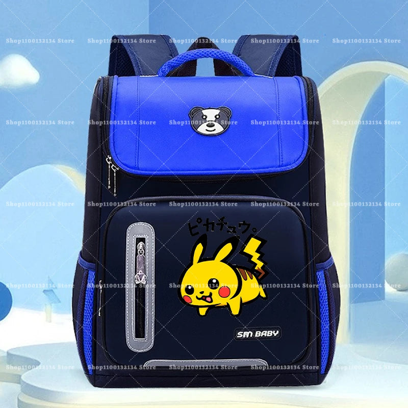 Pokemon Backpacks Anime Pikachu Charmander Large Capacity Schoolbags Cartoon Book Shoulders Bags Boys Girls Stationary Supplies