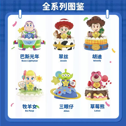 Disney Toy Story Surprise Party Series Suprise Box Cake Character Design Anime Figure Model Desktop Statue Toys Gifts