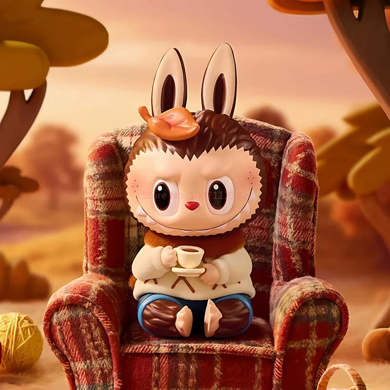 POP MART Labubu The Monsters ZIMOMO Warm Sweater Series Blind Box Guess Bag Mystery Box Toy Doll Cute Anime Figure Birthday Gift