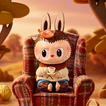 POP MART Labubu The Monsters ZIMOMO Warm Sweater Series Blind Box Guess Bag Mystery Box Toy Doll Cute Anime Figure Birthday Gift