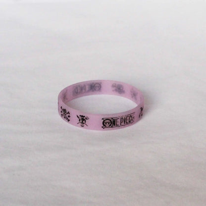 One Piece Fluorescent Bracelet Decoration Anime Figures Personality Toy Cartoon Bracelet Decoration Cute Children Birthday Gifts